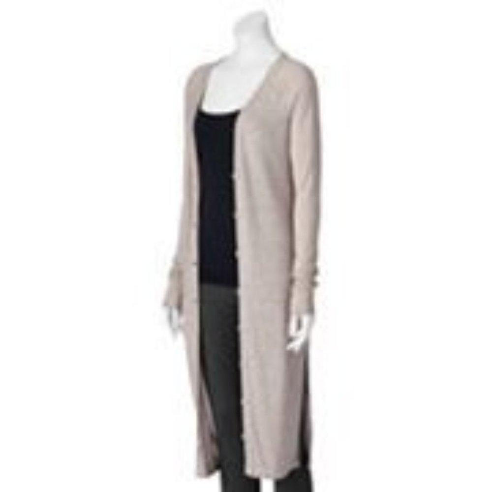 Juniors' SO® Sweater-Knit Maxi Cardigan